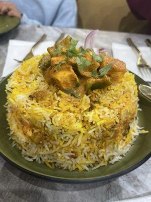 Nawabi Paneer biryani