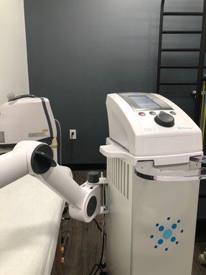 Equipment & room are clean. Whatever this is makes my arm feel better