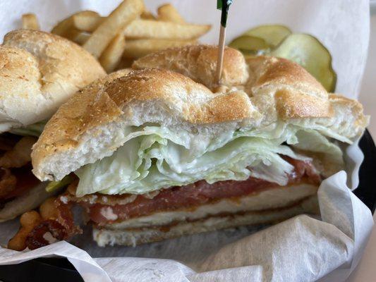 Chicken BLT sandwich