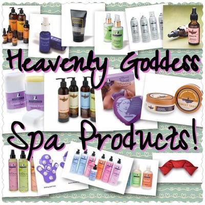 I offer more has just THOSE items. Visit www.heavenlygoddess.com/6649 to browse all my amazing spa and bathing products.