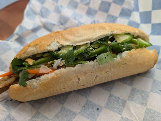 Bbq pork banh mi,