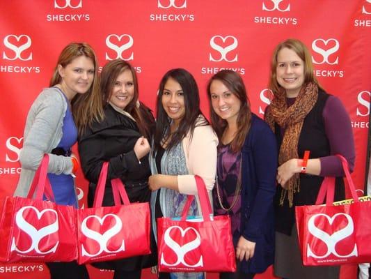 The gals and I at Shecky's 2010