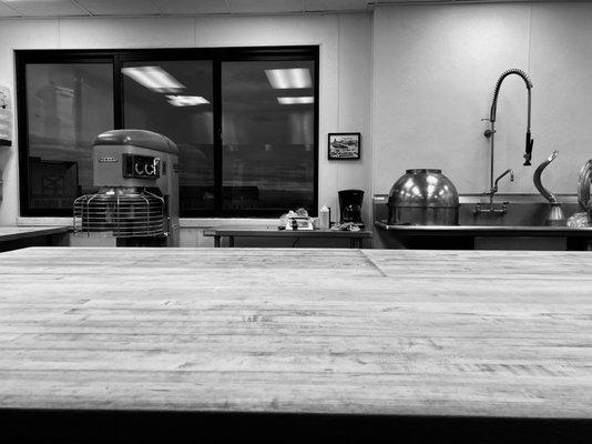 Our beautiful bakery overlooking the bay.