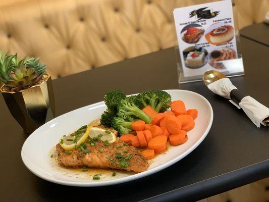 Salmon with vegetables!