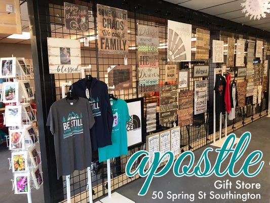 Newly expanded sign wall