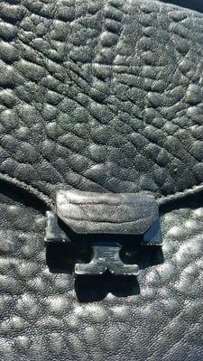 Scratched my logo because he threw it on the floor :(