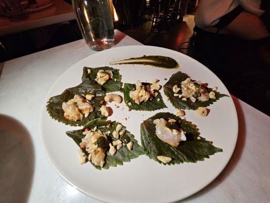 Bluefish lemongrass tartare