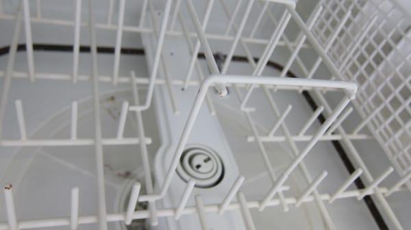 Here is a closeup of another part of the dishwasher on the day I moved into 2121 Market. Disgusting.