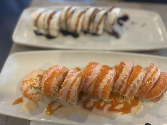 New Zealand Roll and Crispy Red Snapper Roll