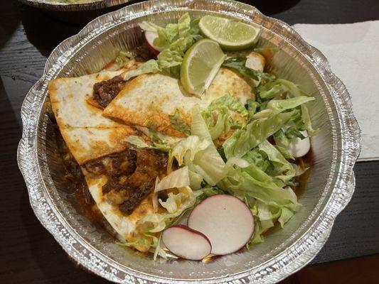 Quesadilla De Harina (Enchiladas)