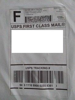 Defective shipping label printed on Dec. 25th in Pikesville, MD 21208 #HappyHolidays