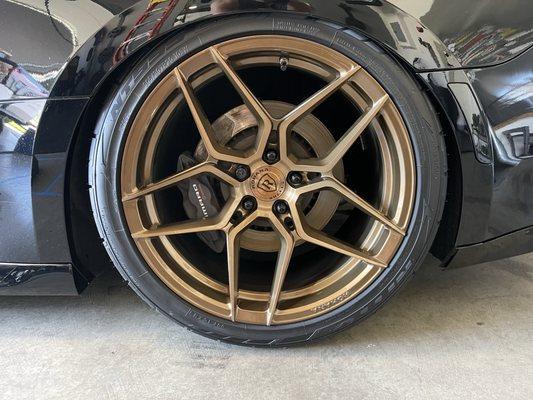 Rohana wrapped in Nitto tires.