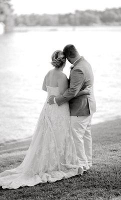 A simple updo for the best friend.