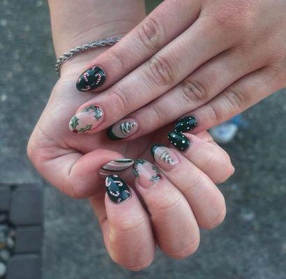 Gorgeous acrylic nails!