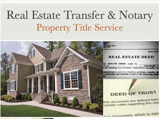 Real Estate Transfer and Notary