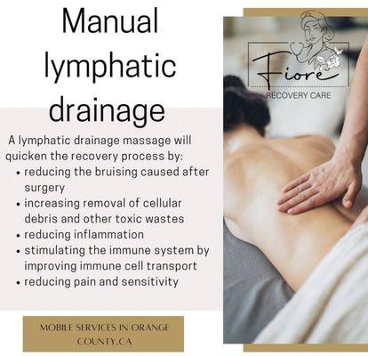 Post plastic surgery or routine wellness sessions available in Lake forest and mobile in home in south OC