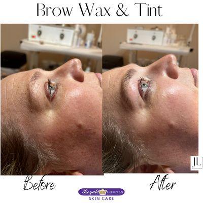 Brow Wax& Brow Tinf