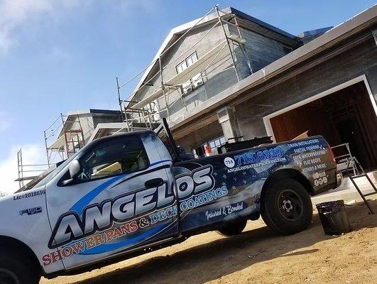 Angelos Shower Pans & Deck Coatings