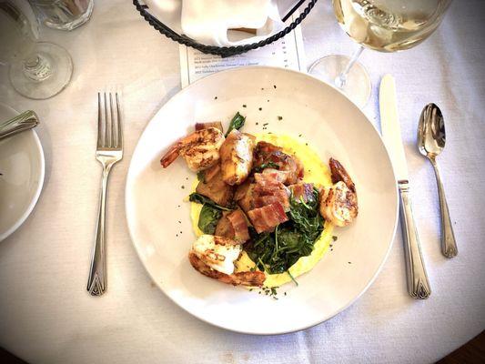Grilled Shrimp Frittata
