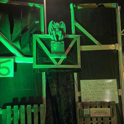 Entrance to the spooky trail
