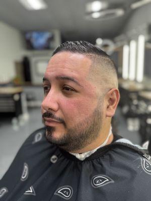 Full service haircut and beard trim