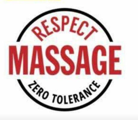 Therapeutic massage with proper draping at all times.