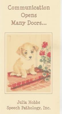 Hobbs Julia Speech Pathology