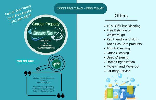 Garden Property Cleaners Plus