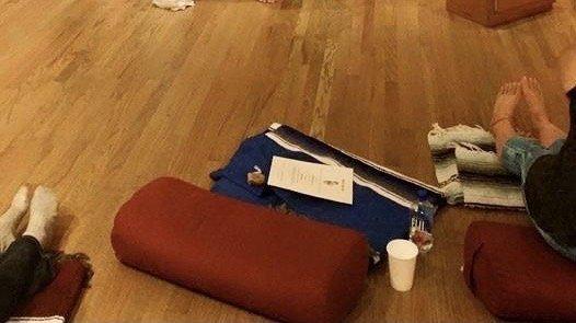 Check us out on the last day of class:-) just our feet in this shot!