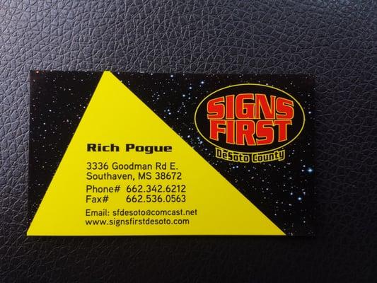 Signs First - DeSoto County