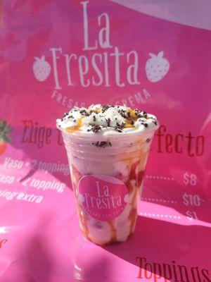 LA Fresita Fresas Con Crema