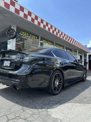 New tires & rims done with care and caution!