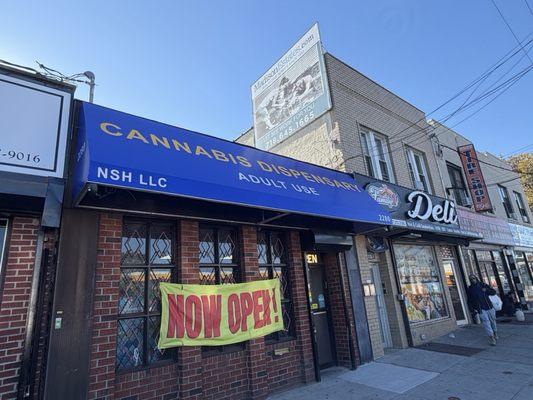 Front store view pass by 11am-10pm bud-tenders Sal and nick great atmosphere