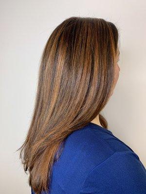Copper highlights