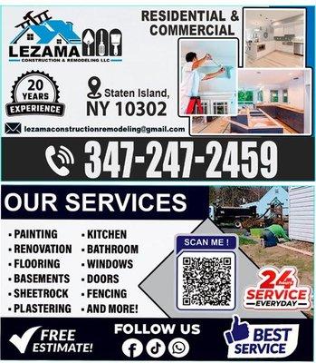 Lezama Construction & Remodeling