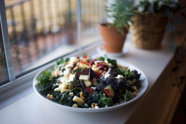 Fruit and feta salad