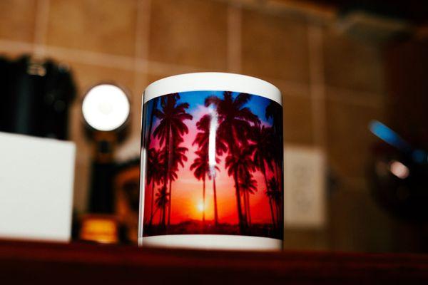 Custom sublimated coffee mug