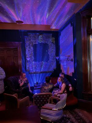 NYE dance party sitting area