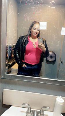 A night out with my new ponytail