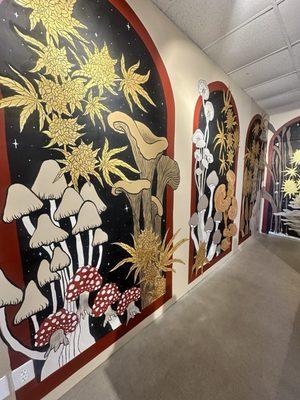 Nice art all around the store