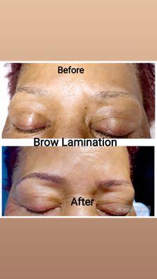 Brow lamination, Threading & Tinting