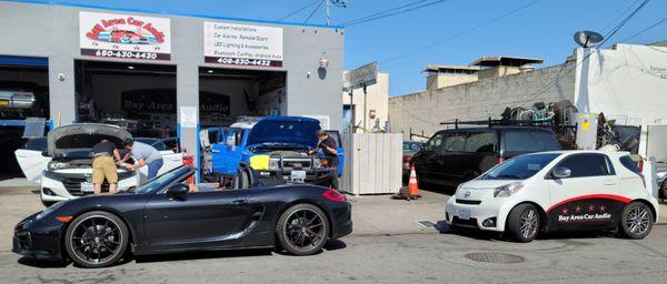 Full house at Bay Area Car Audio!
From daily drivers to weekend toys--we take care of them all.