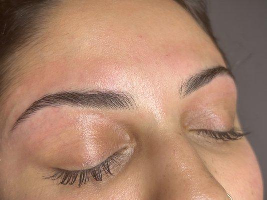 Eyebrow design results.