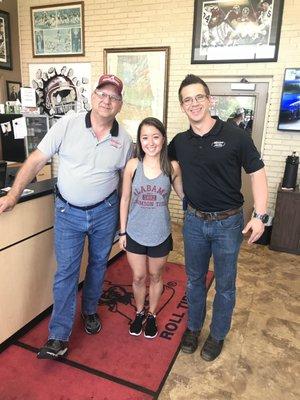 So thankful to have this company watching over my daughters car while she was at school