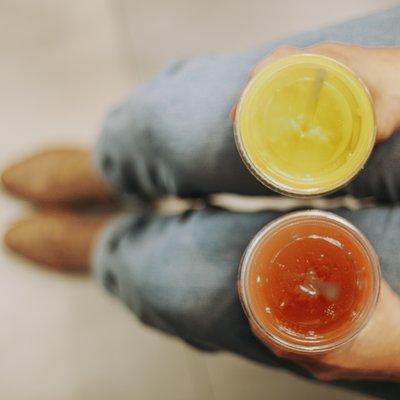 Fresh Mango and Watermelon Juices