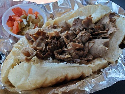 'Beef'. Stick to the Pizza!