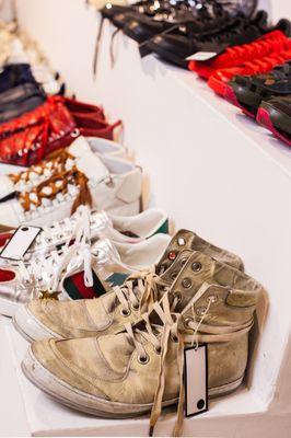 a1923 sneakers, followed by gucci, then balenciaga