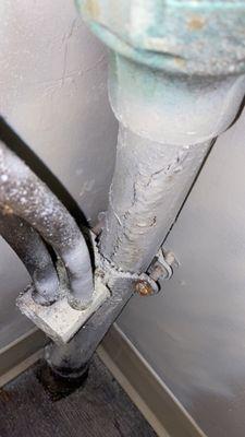 Poorly covered mold like substance