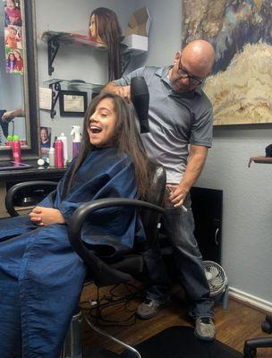 Girl's Haircut & style