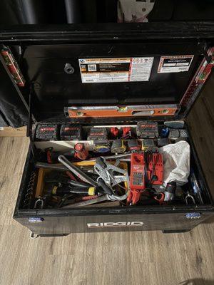 Tools used for the job